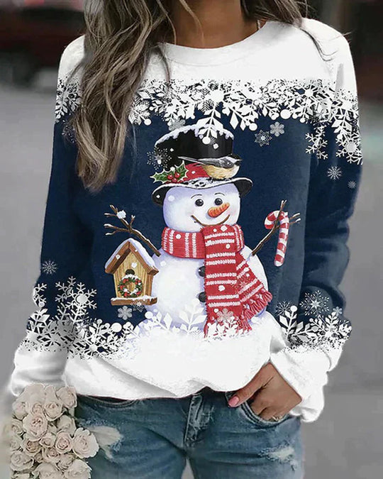R&B | Buntes Schneemann Motiv