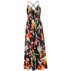 R&B | Bohemian floral Strapskleid
