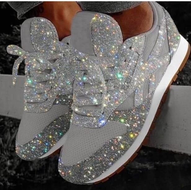 Damen Glitzernde Sneakers R&B