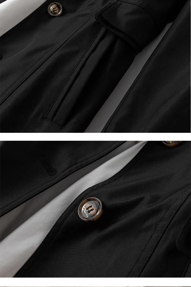 R&B | Schlanker Damen Trenchcoat Im Koreanischen Stil für Frühling und Herbst