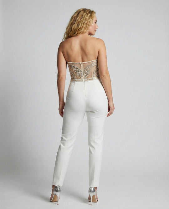 Eleganter Damen Jumpsuit Trägerlos | R&B