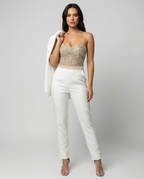 R&B | Trägerloser Eleganter Damen Jumpsuit