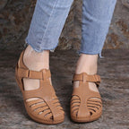 Damen Komfortable Sandalen mit atmungsaktiven Riemen und anatomischen Fußbett R&B