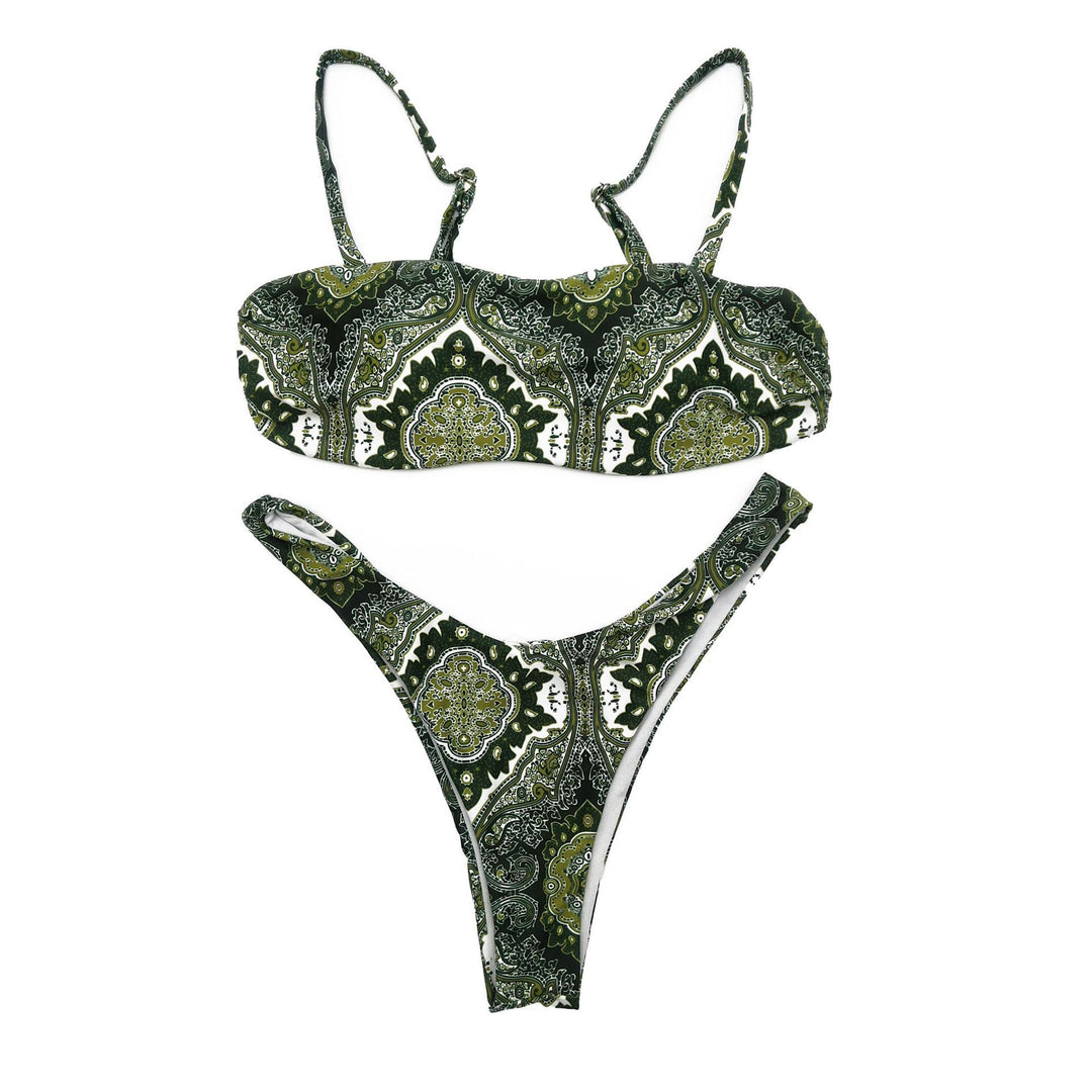 Damen Triangle-Bikini mit trendigen Riemen R&B
