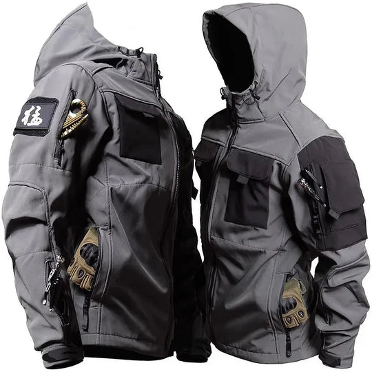 R&B | Herren Kapuzen-Taktische Jacke
