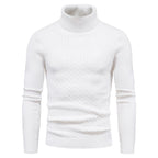 Damen Strickpullover mit Stehkragen und strukturiertem Zopfmuster R&B