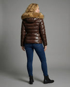 Damen Steppjacke Kunstfellkragen | R&B