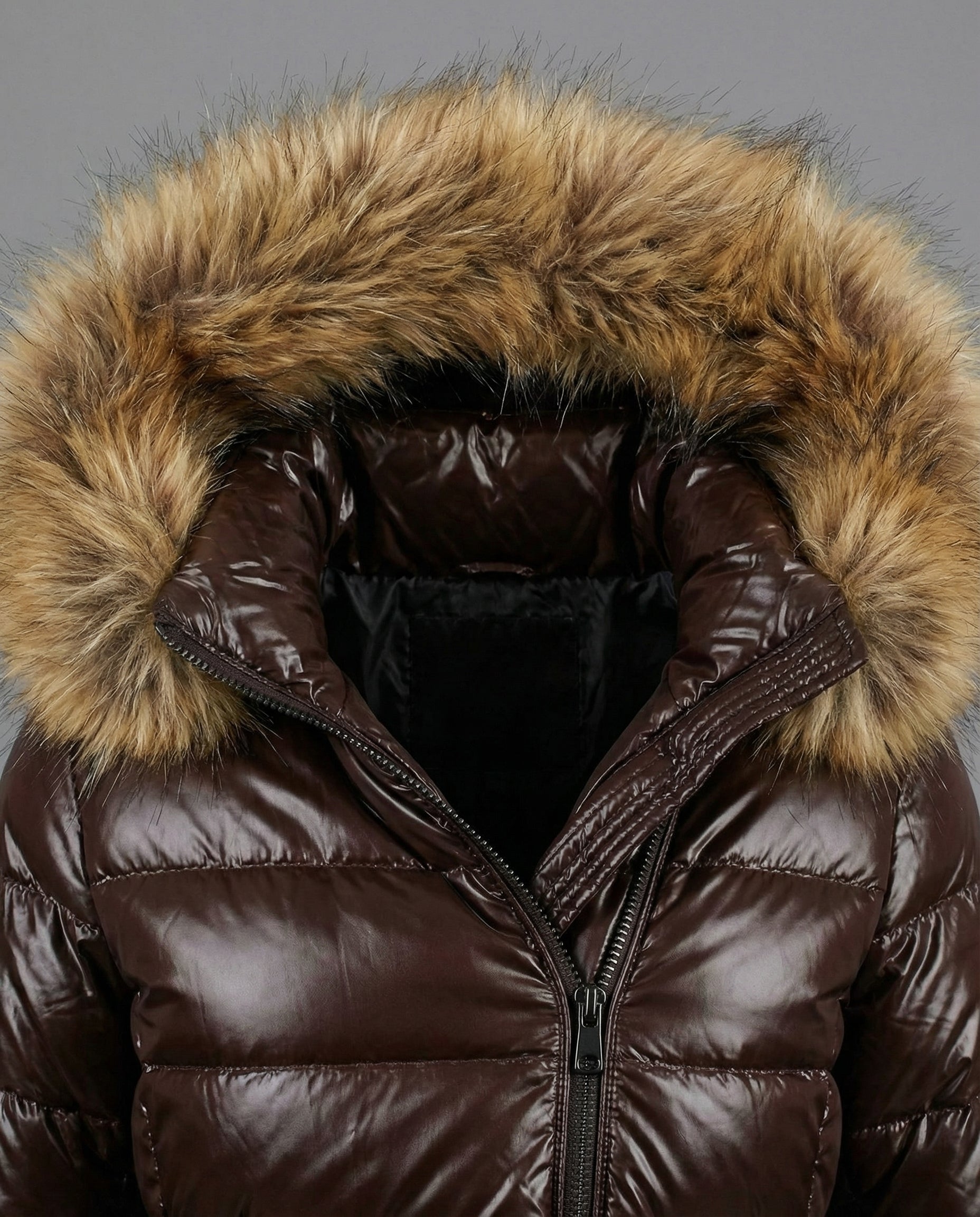 Damen Steppjacke Kunstfellkragen | R&B