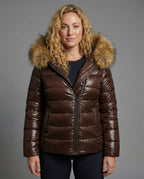 Damen Steppjacke Kunstfellkragen | R&B