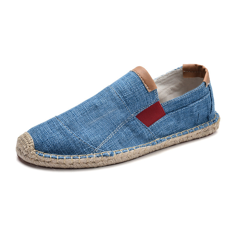 R&B | Boss Stilvolle Handgemachte Leinwandstrohschuhe Sommer-Chic