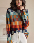 R&B | Kaschmere Luxe Patchwork Rollkragenpullover