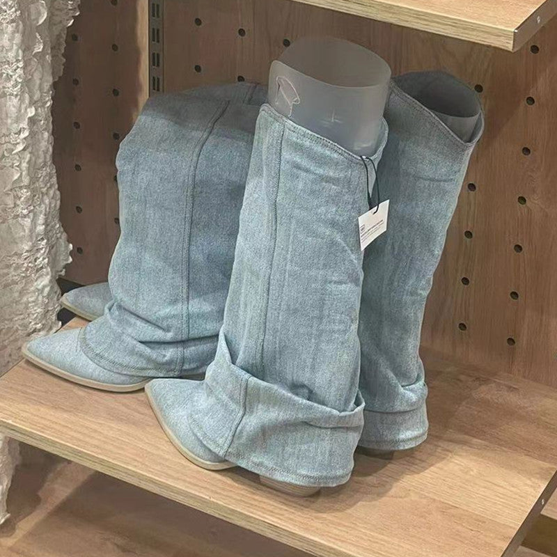 Winterfeste Denim Boots für Damen R&B
