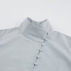 R&B | Viktorianisch Inspirierte Bluse mit Hohem Kragen