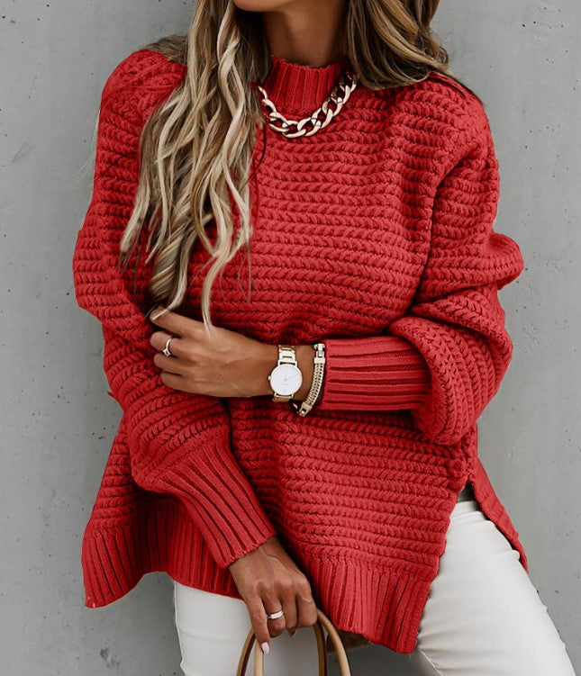 Damen Kuscheliger Strickpullover mit modischem Strukturmuster R&B