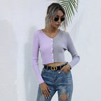 Damen Cropped Cardigan mit strukturiertem Rippdesign