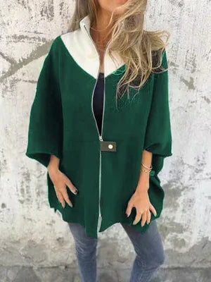 R&B | Stehkragenjacke mit Halbem Reißverschluss