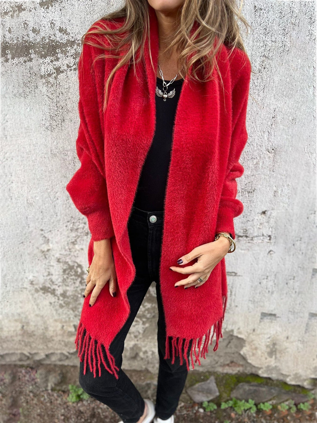 R&B | Langärmelige Strickjacke