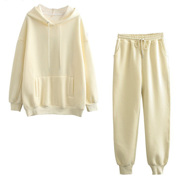 Damen lässiges Hoodie und Jogginghose Set R&B