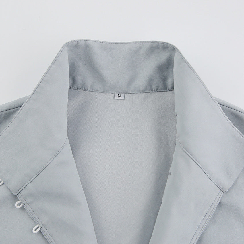 R&B | Viktorianisch Inspirierte Bluse mit Hohem Kragen