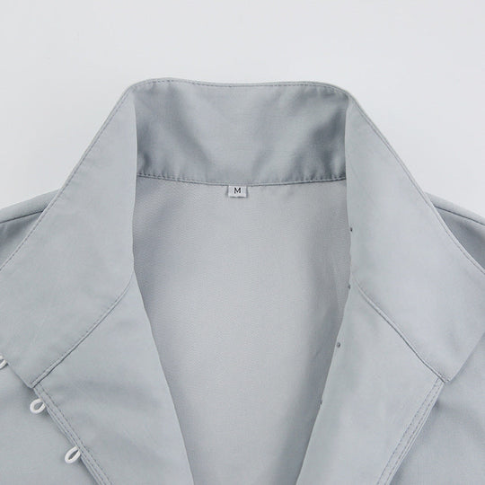 R&B | Viktorianisch Inspirierte Bluse mit Hohem Kragen