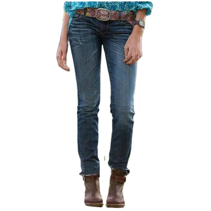 Damen Slim Fit Jeanshose R&B