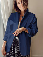 Damen Blazer im modernen Oversized-Schnitt mit schickem Revers R&B