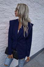 Damen Blazer im modernen Oversized-Schnitt mit schickem Revers R&B