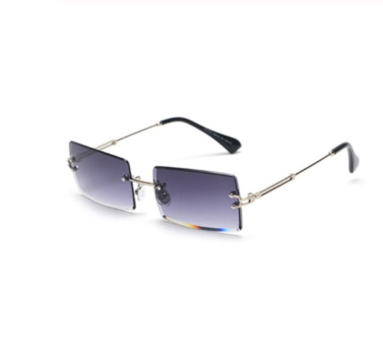 Heidi-Mode | Modische Rechteckige Sonnenbrille Im Retro Stil