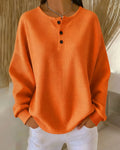 R&B | Lässig Langarm Sweatshirt In Uni