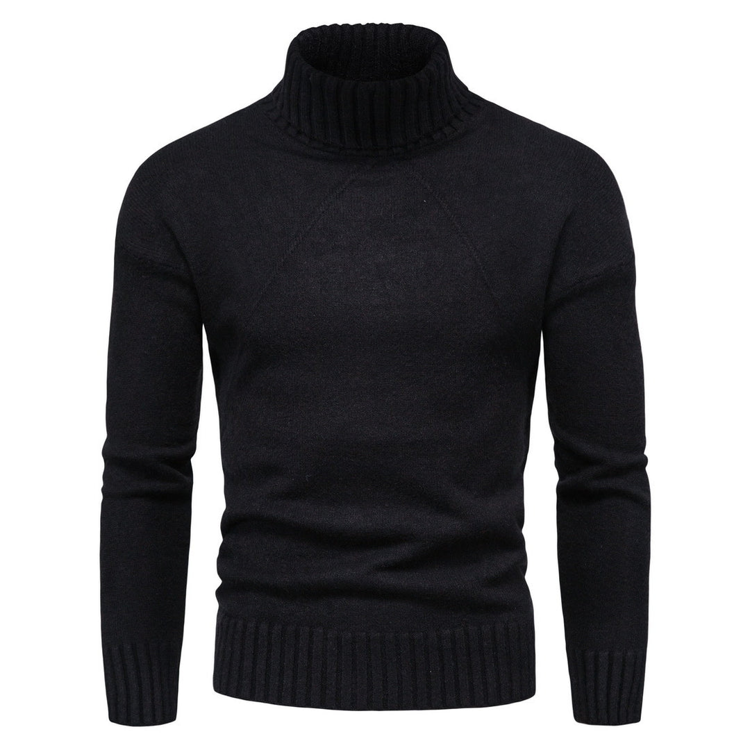 Damen Hochwertiger Rollkragenpullover mit luxuriösem Strickmuster R&B