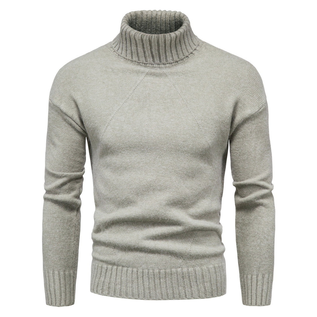 Damen Hochwertiger Rollkragenpullover mit luxuriösem Strickmuster R&B