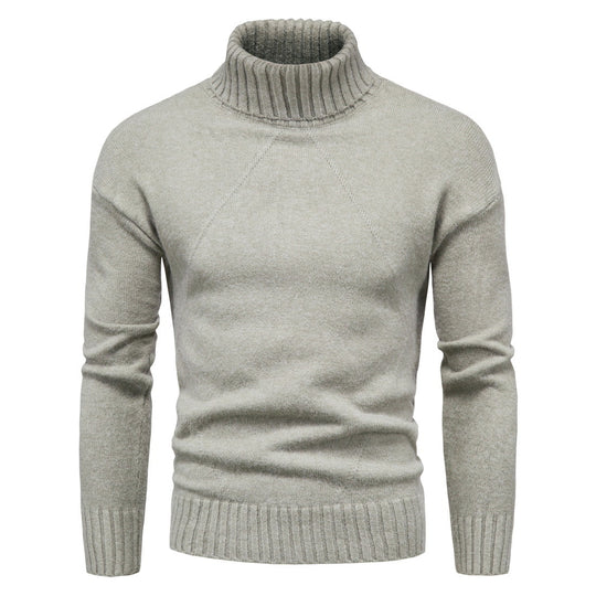 Damen Hochwertiger Rollkragenpullover mit luxuriösem Strickmuster R&B
