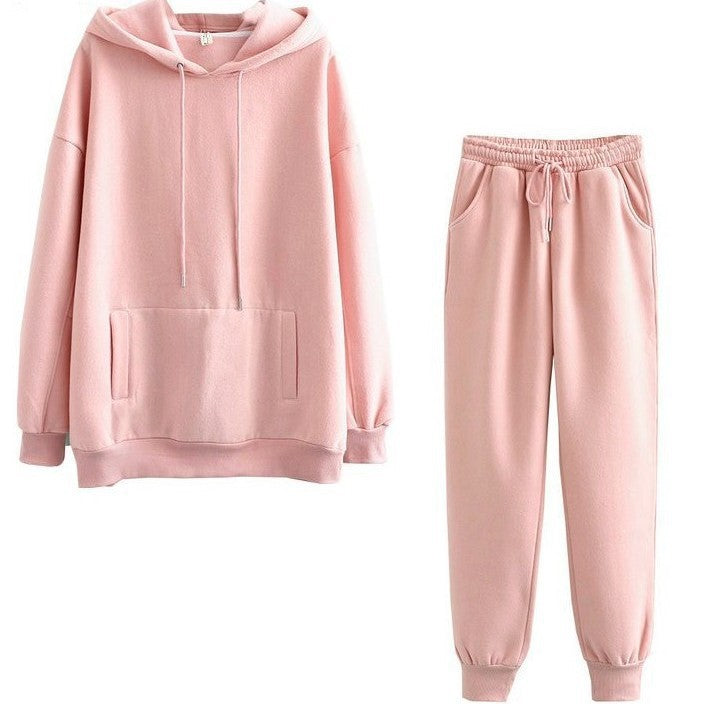 Damen lässiges Hoodie und Jogginghose Set R&B