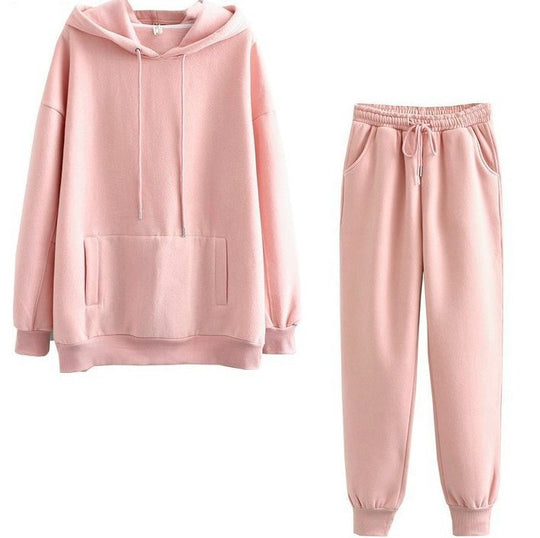 Damen lässiges Hoodie und Jogginghose Set R&B