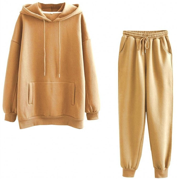 Damen lässiges Hoodie und Jogginghose Set R&B