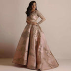 Damen Glamouröses Abendkleid mit schimmernden Pailletten und tiefem V-Ausschnitt R&B