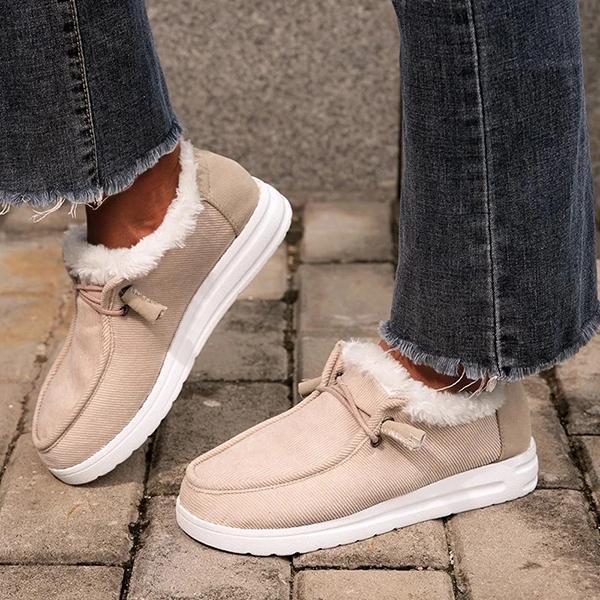 Damen Hausschuhe mit kuscheligem Futter und rutschfester Sohle R&B