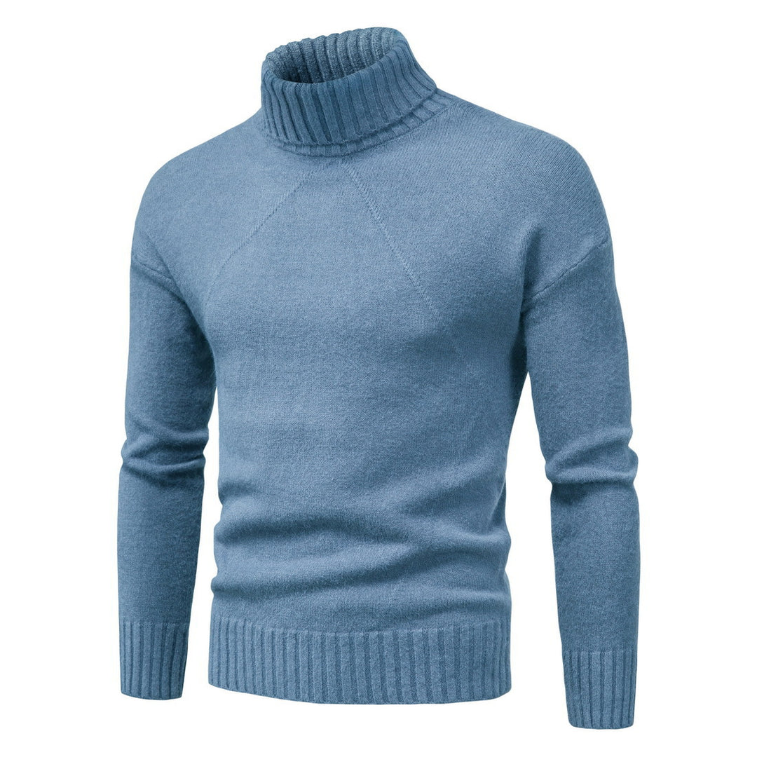 Damen Hochwertiger Rollkragenpullover mit luxuriösem Strickmuster R&B