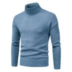 Damen Hochwertiger Rollkragenpullover mit luxuriösem Strickmuster R&B