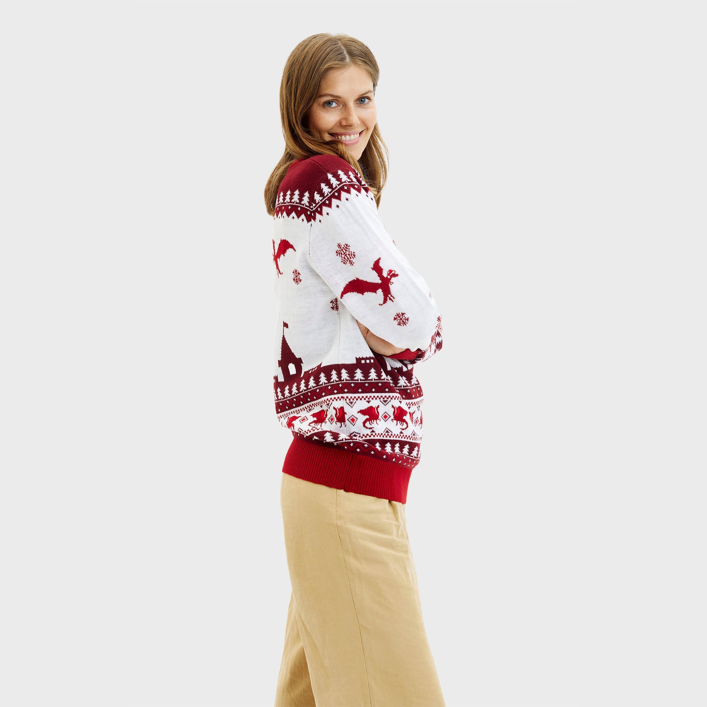 R&B | Weihnachtsmann kommt Weihnachts-Pullover Frauen