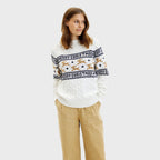 R&B | Der elegante Weihnachts-Pullover Weiß Frauen