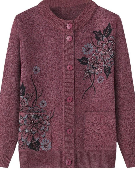R&B | Floral Charm Strickjacke