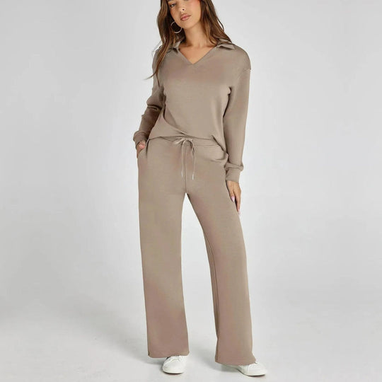 R&B | Damen Loungewear Satz mit Weiten Hosen