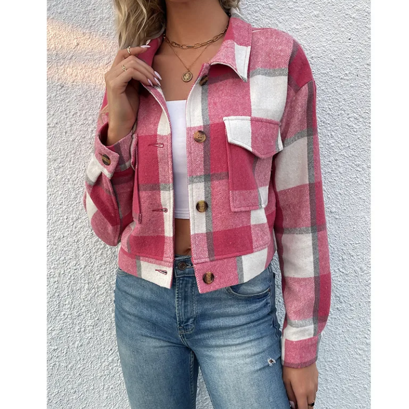 R&B | Trendige Karierte Jacke für Damen