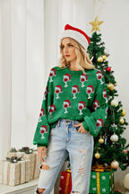 R&B | Weihnachten Puff Ärmelsweater