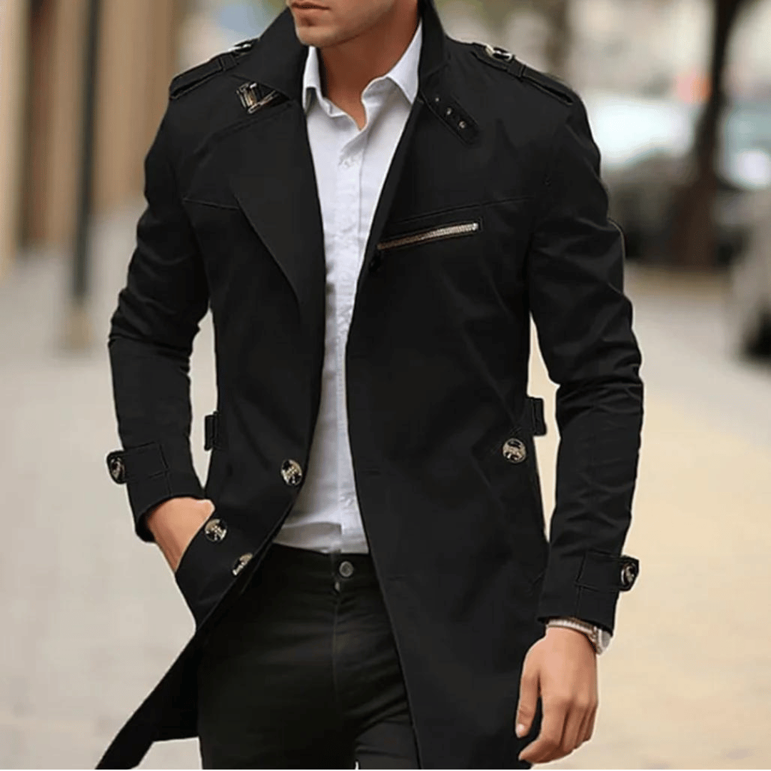 R&B | Klassischer Trenchcoat für Herren
