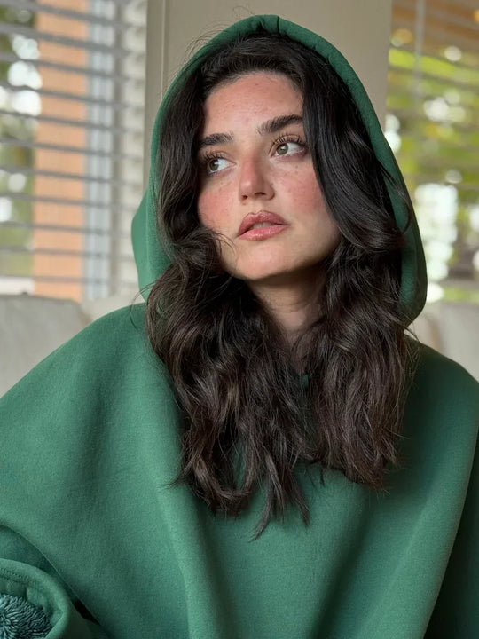 R&B | Oversized Hoodie-Decke - Entspannungs-Kapuzenpullover Zum Wohlfühlen und Relaxen