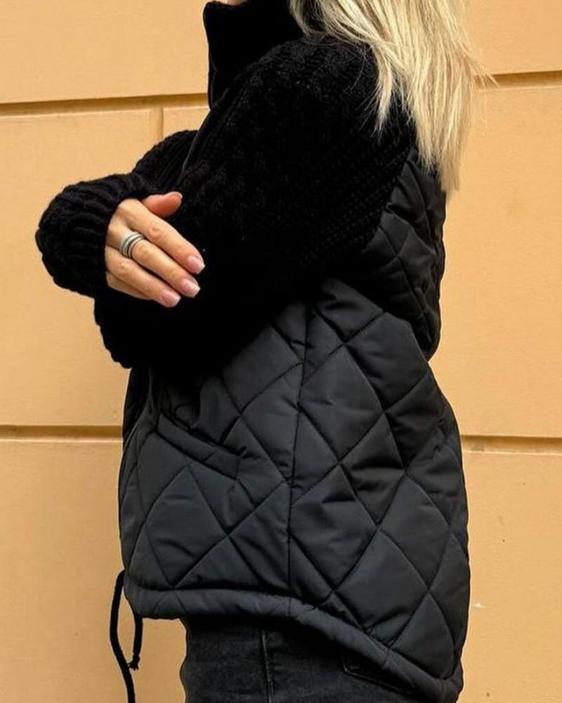 R&B | Legere Strickjacke mit Reißverschluss