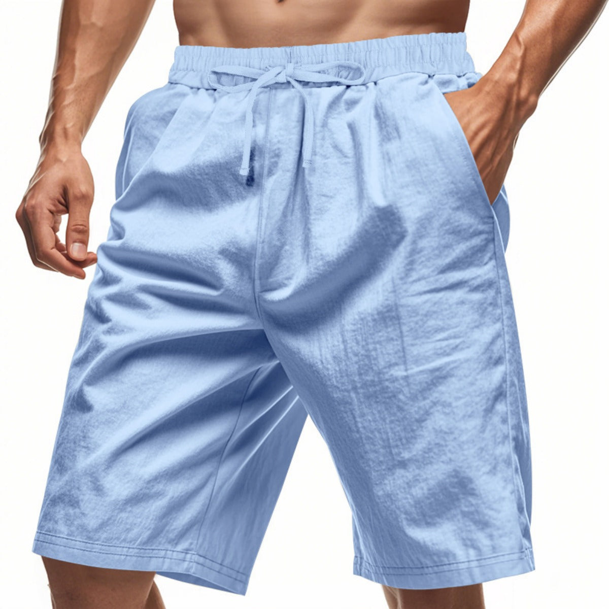 R&B | Fünf-Punkt-Shorts aus Leinen