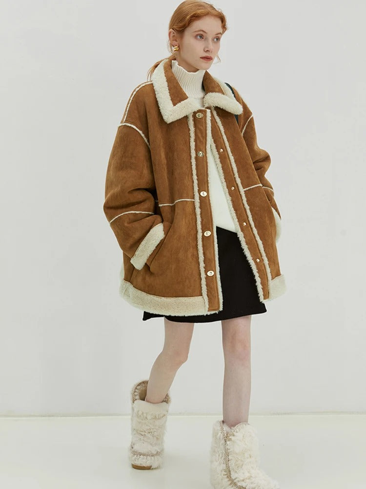 R&B | Gemütliche Jacke mit Sherpa Futter